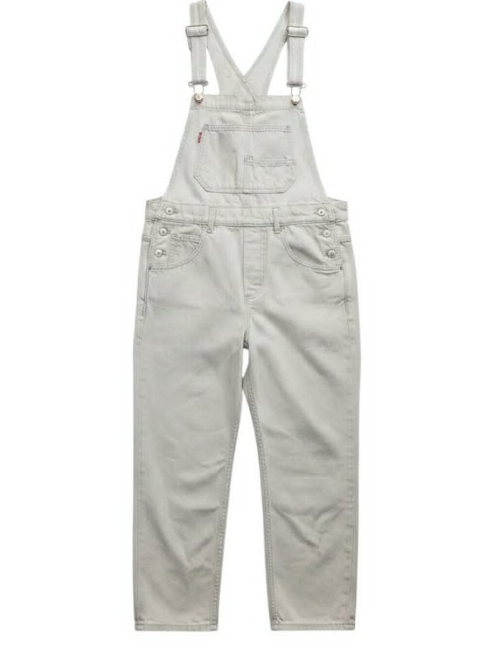 Free People We the Free Good Luck Barrel Denim Overalls Light Wash Size XS